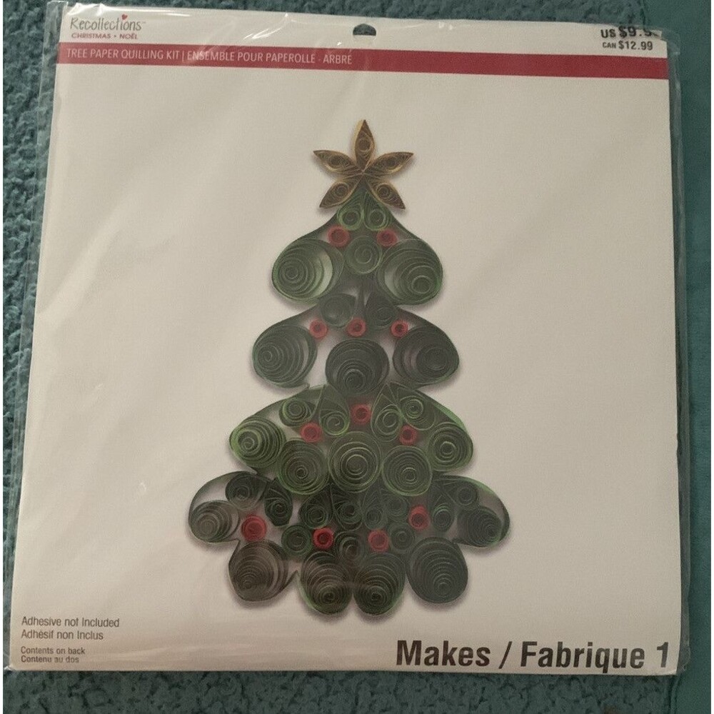 Recollections Christmas Noel - Tree Paper Quilling Kit - Picture 1 of 2